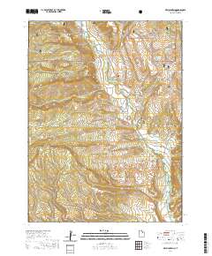2020 Map of Dry Mountain, 2020 Print