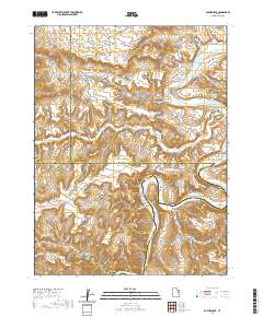 2020 Map of Duches Hole, 2020 Print