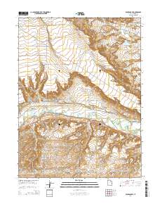 2014 Map of Duchesne NE, 2014 Print