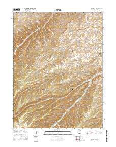 2014 Map of Duchesne SW, 2014 Print