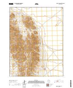 2020 Map of Dugway Range NE, 2020 Print
