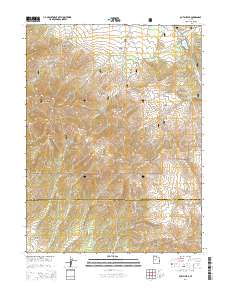 2014 Map of Dutch Peak, 2014 Print