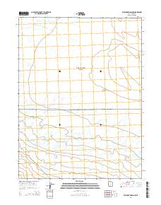 2014 Map of Elephant Knoll NW, 2014 Print