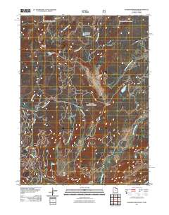 2011 Map of Elizabeth Mountain, 2011 Print