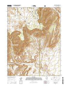 2014 Map of Emery West, 2014 Print
