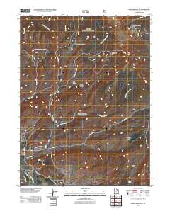 2011 Map of Farm Creek Peak, 2011 Print