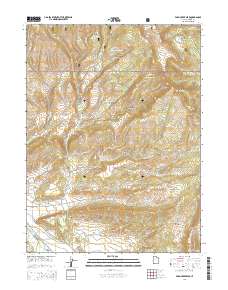 2014 Map of Farm Creek Peak, 2014 Print