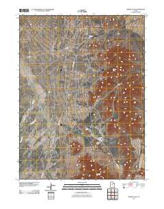 2011 Map of Fivemile Pass, 2011 Print