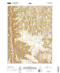 2020 Map of Flat Rock Mesa, 2020 Print