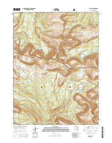 2014 Map of Fox Lake, 2014 Print