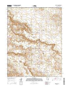 2014 Map of Fruita NW, 2014 Print