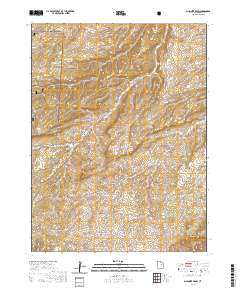 2020 Map of Gilsonite Draw, 2020 Print