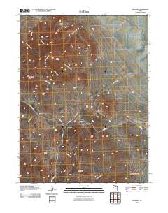 2010 Map of Gold Hill, 2010 Print