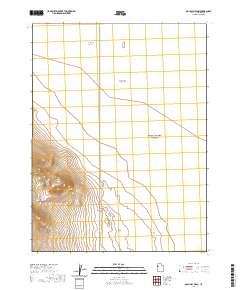 2020 Map of Gold Hill Wash, 2020 Print