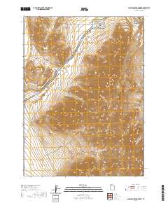 2020 Map of Golden Spike Monument, 2020 Print