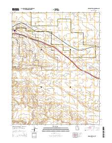 2014 Map of Green River NE, 2014 Print