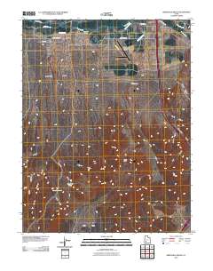 2010 Map of Greenville Bench, 2010 Print