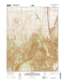 2014 Map of Greenville Bench, 2014 Print
