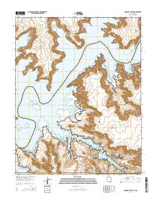 2014 Map of Gregory Butte, 2014 Print
