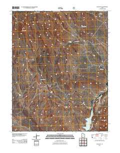 2011 Map of Gunlock, 2011 Print