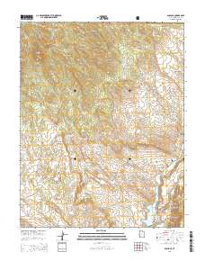 2014 Map of Gunlock, 2014 Print
