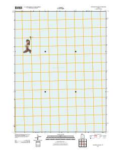 2011 Map of Gunnison Island, 2011 Print
