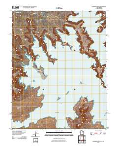 2011 Map of Gunsight Butte, 2011 Print