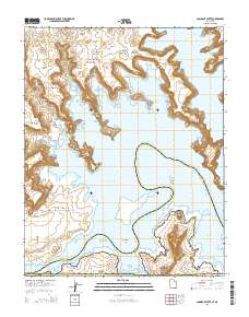 2014 Map of Gunsight Butte, 2014 Print