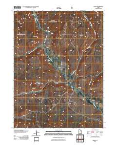 2011 Map of Hanna, 2011 Print