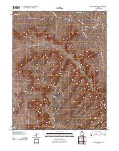 2011 Map of Harts Point North, 2011 Print