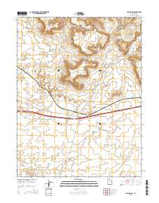 2014 Map of Hatch Mesa, 2014 Print