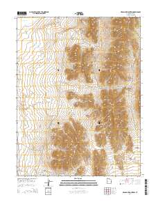 2014 Map of Headlight Mountain, 2014 Print