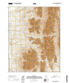 2020 Map of Headlight Mountain, 2020 Print
