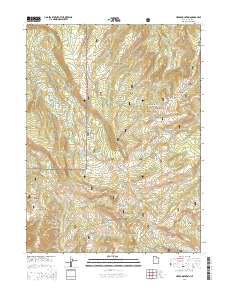 2014 Map of Heber Mountain, 2014 Print