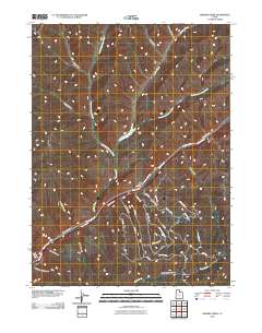 2010 Map of Heiners Creek, 2010 Print
