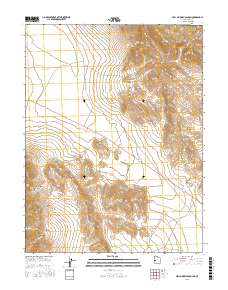 2017 Map of Hell'n Moriah Canyon, 2017 Print