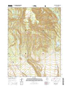 2014 Map of Heller Lake, 2014 Print