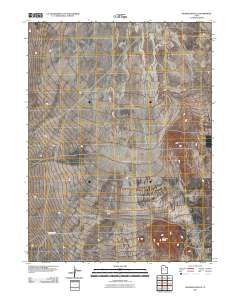2011 Map of Hickman Knolls, 2011 Print