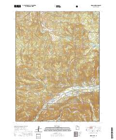 2020 Map of Hidden Lake, 2020 Print
