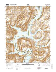 2014 Map of Hite South, 2014 Print