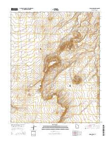 2014 Map of Hogan Mesa, 2014 Print