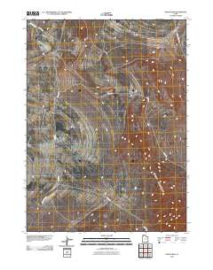 2011 Map of Hogup Bar, 2011 Print