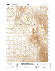 2014 Map of Hogup Bar, 2014 Print