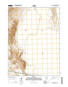 2014 Map of Hogup Ridge North, 2014 Print