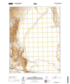 2020 Map of Hogup Ridge North, 2020 Print