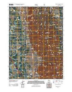 2011 Map of Honeyville, 2011 Print