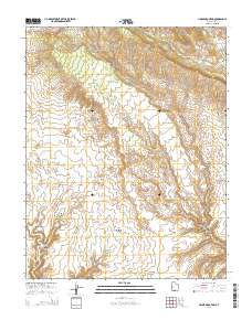 2014 Map of Horse Mountain, 2014 Print
