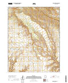 2020 Map of Horse Mountain, 2020 Print