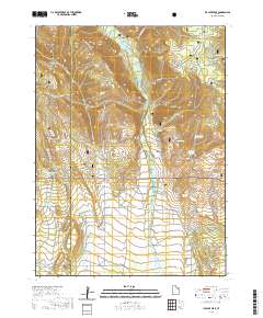 2020 Map of Ice Cave Peak, 2020 Print