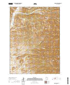 2020 Map of Ingham Canyon, 2020 Print